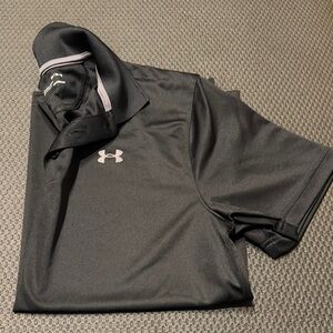 Under Armour Men's Black Polo Shirt